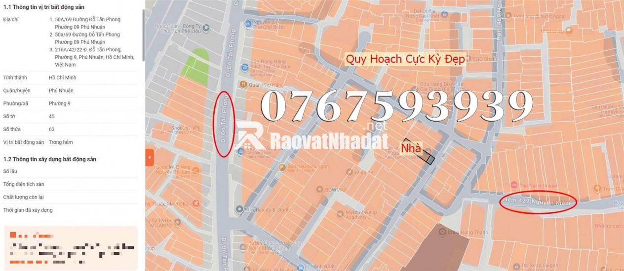 [RẺ] VIP Bán Nhà CHÍNH CHỦ Phú Nhuận đường Đỗ Tấn Phong 45m2 3PN 6.5 Tỷ Gần Sân Bay